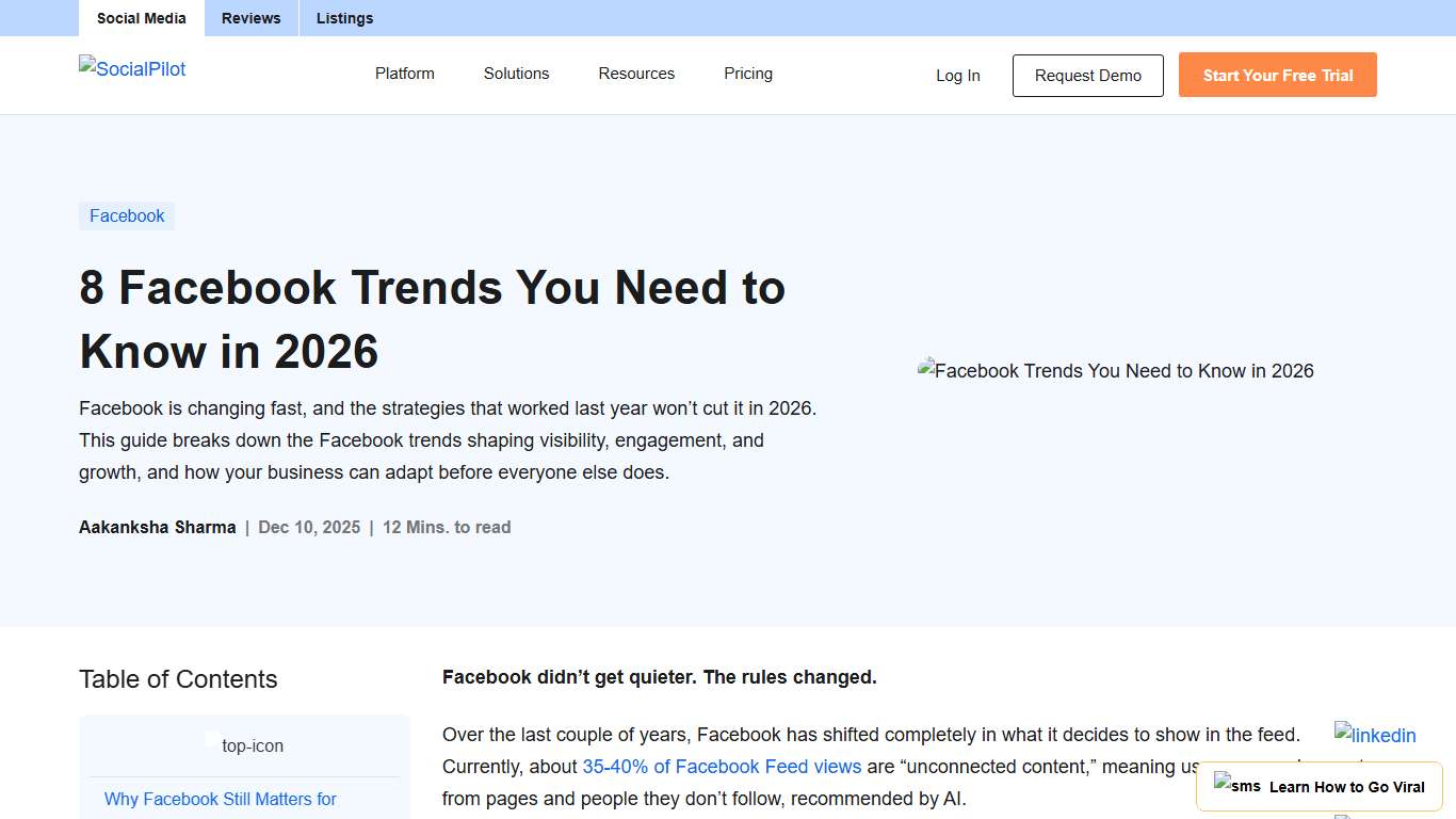 8 Facebook Trends You Need to Know in 2026